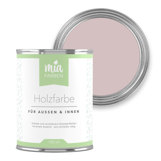 miafarben Holzfarbe Blasses Rosengrau