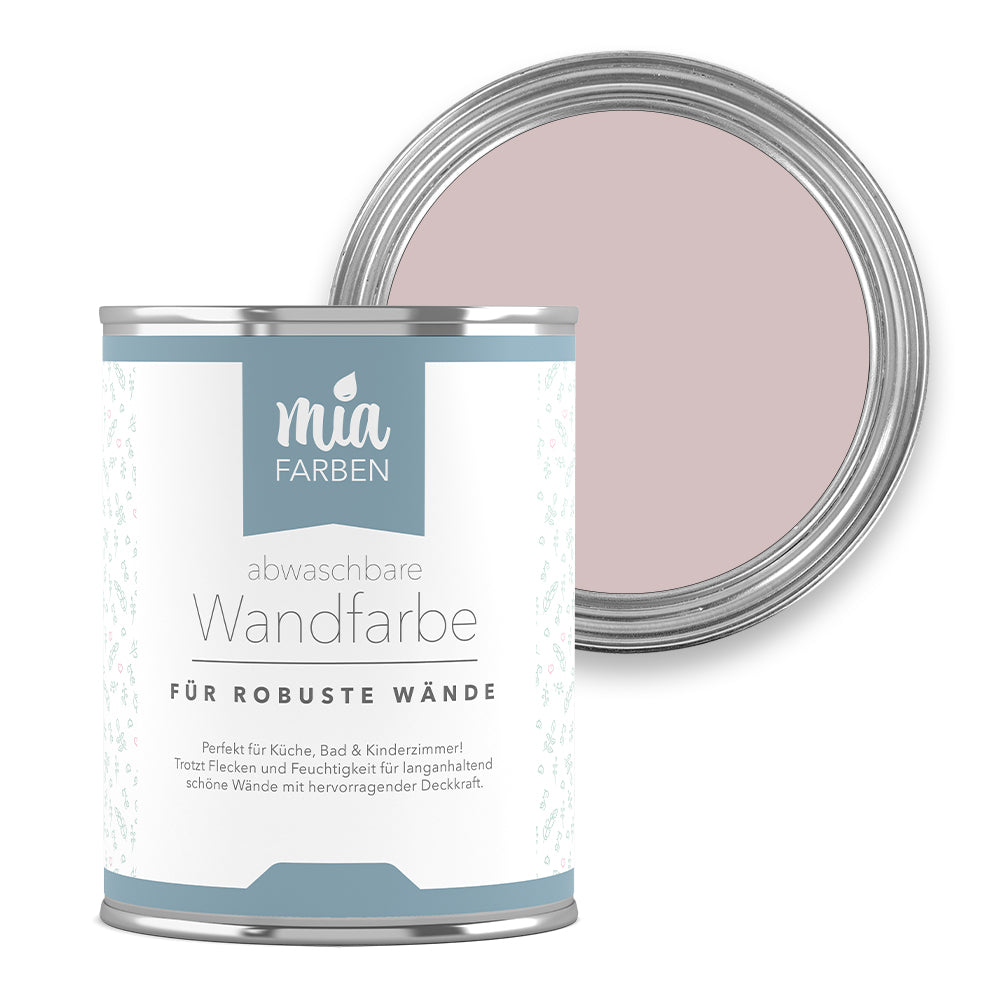 abwaschbare Wandfarbe Blasses Rosengrau