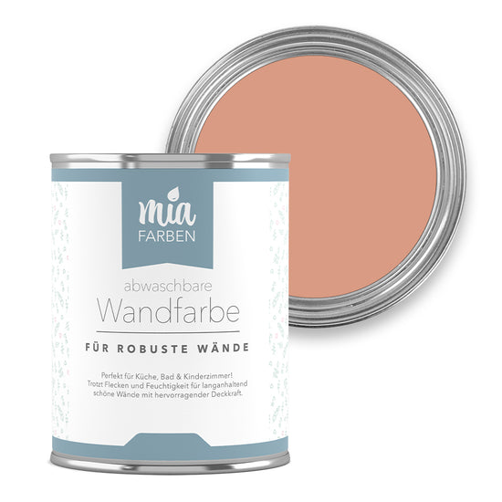 miafarben abwaschbare Wandfarbe Lebhaftes Terracotta