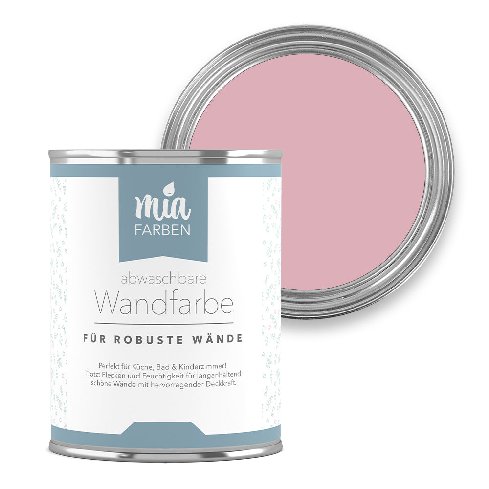 miafarben abwaschbare Wandfarbe Liebliche Erdbeercreme