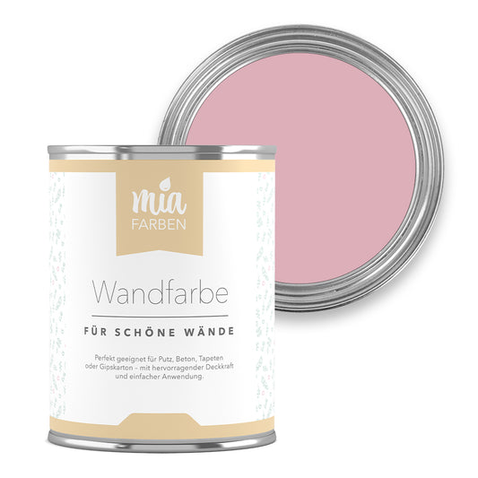 miafarben Wandfarbe Liebliche Erdbeercreme