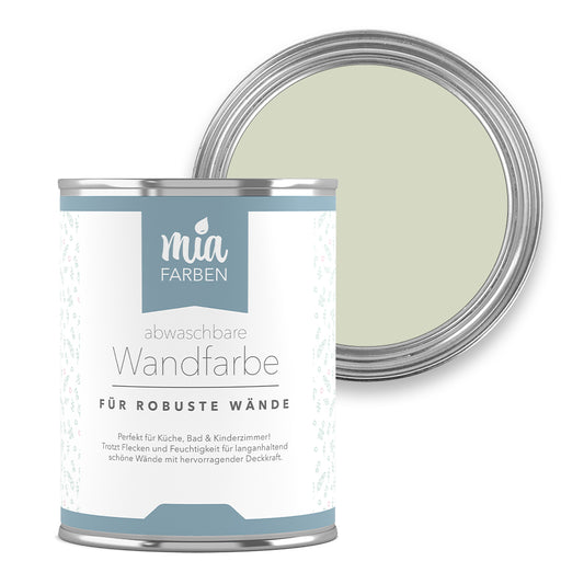 miafarben abwaschbare Wandfarbe Mildes Lichtgrün