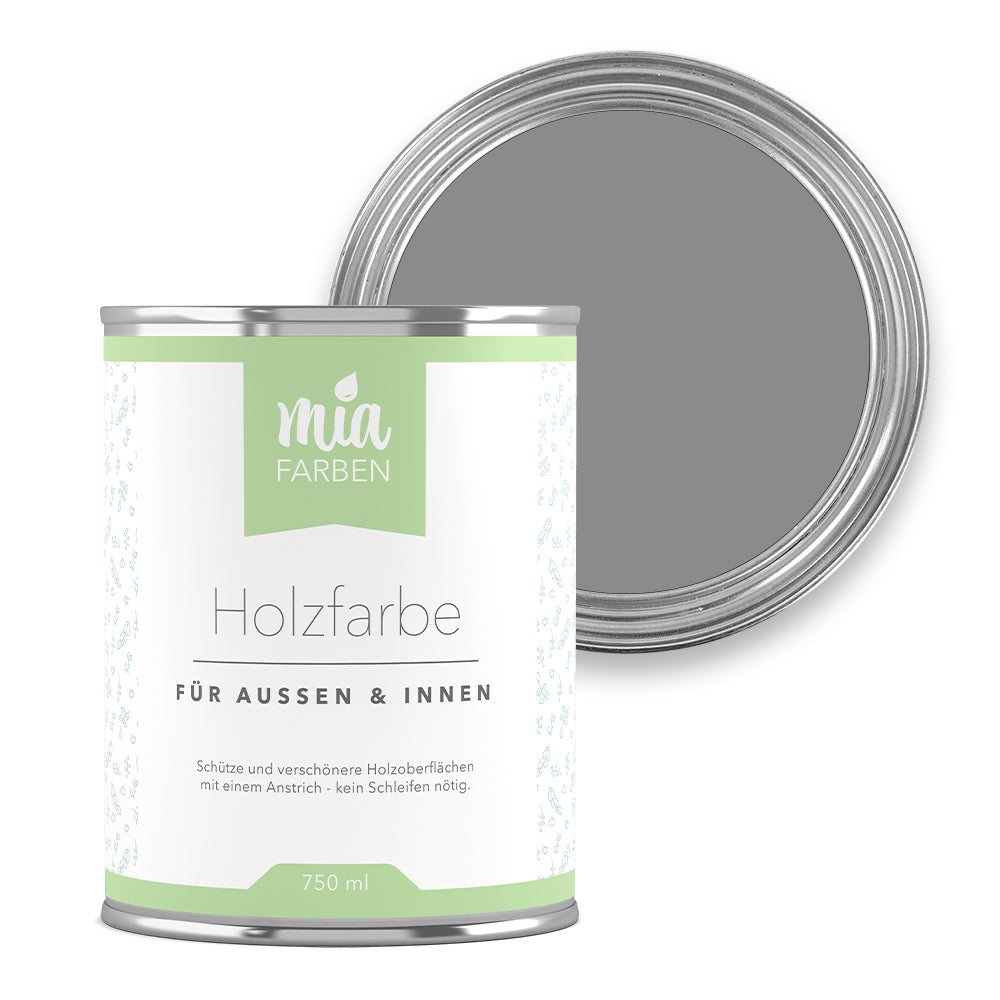 miafarben Holzfarbe Natürliches Felsengrau