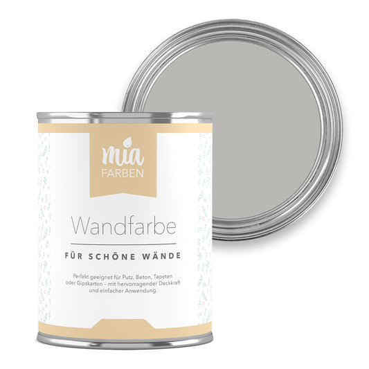 miafarben Wandfarbe Sanftes Wolkengrau