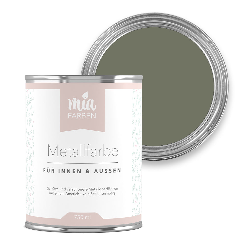 metallfarben Metallfarbe Sommerlicher Waldpfad