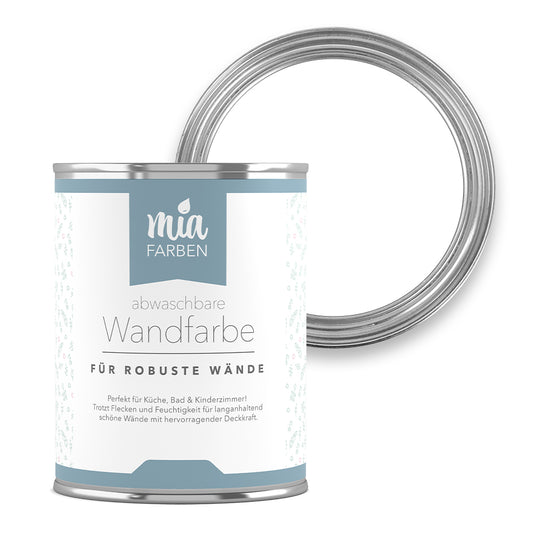 miafarben abwaschbare Wandfarbe Traumhaftes Weiß