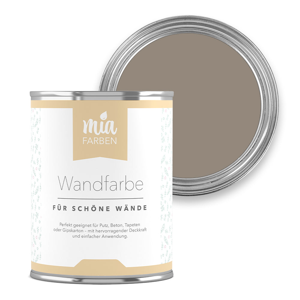 miafarben Wandfarbe Warmes Sepiaholz