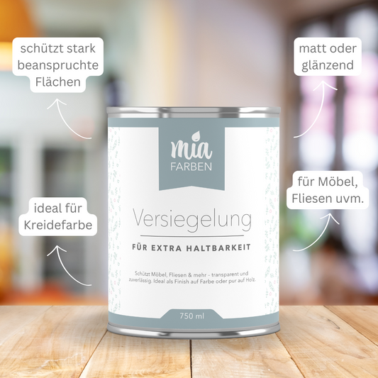 miafarben Versiegelung